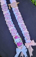 Kitty Graduation Ribbon Lei: Custom Class of 2026 Grad Gift