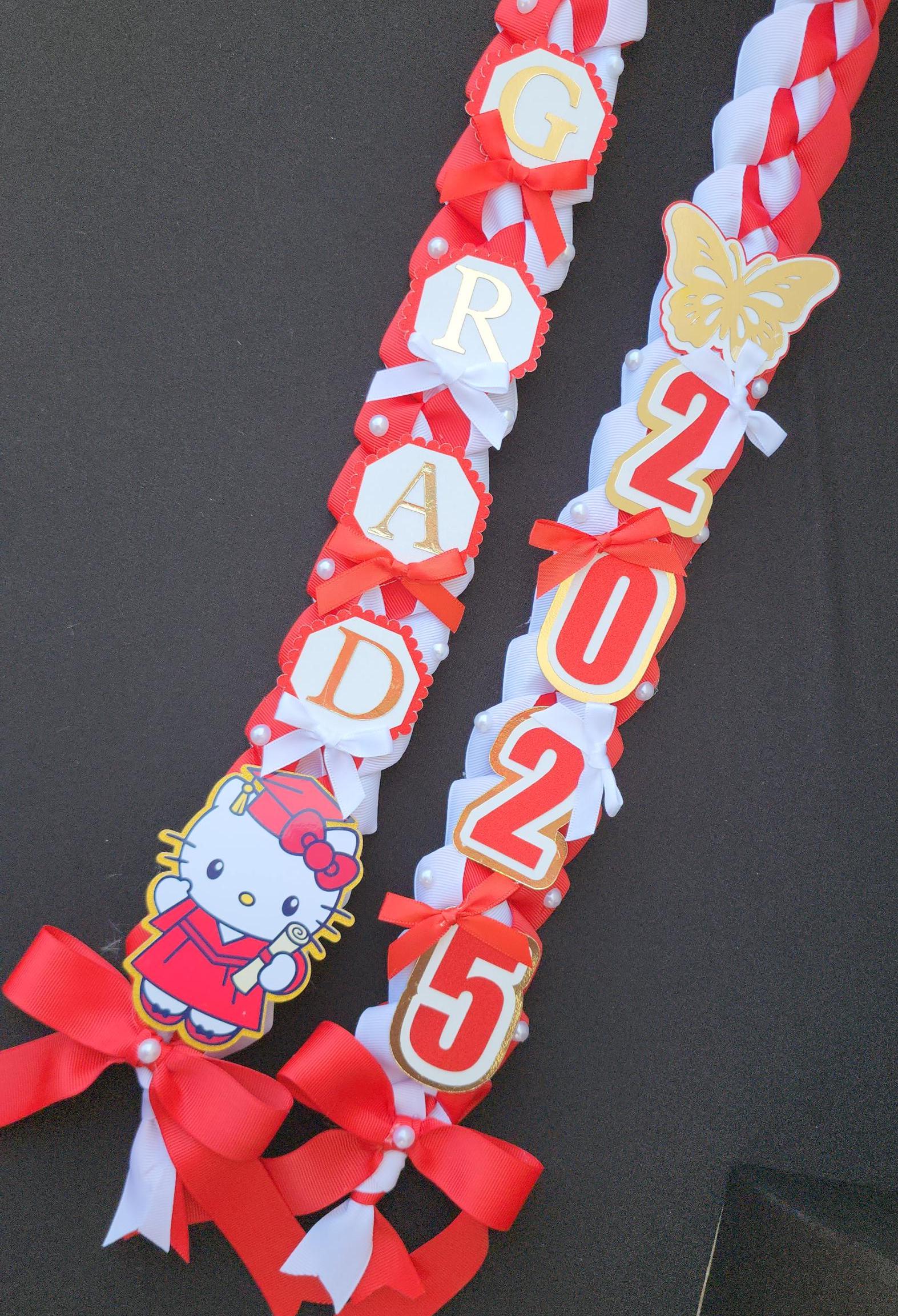 graduation lei for girls, class of 2026 senior gift, kinder and preschool lei