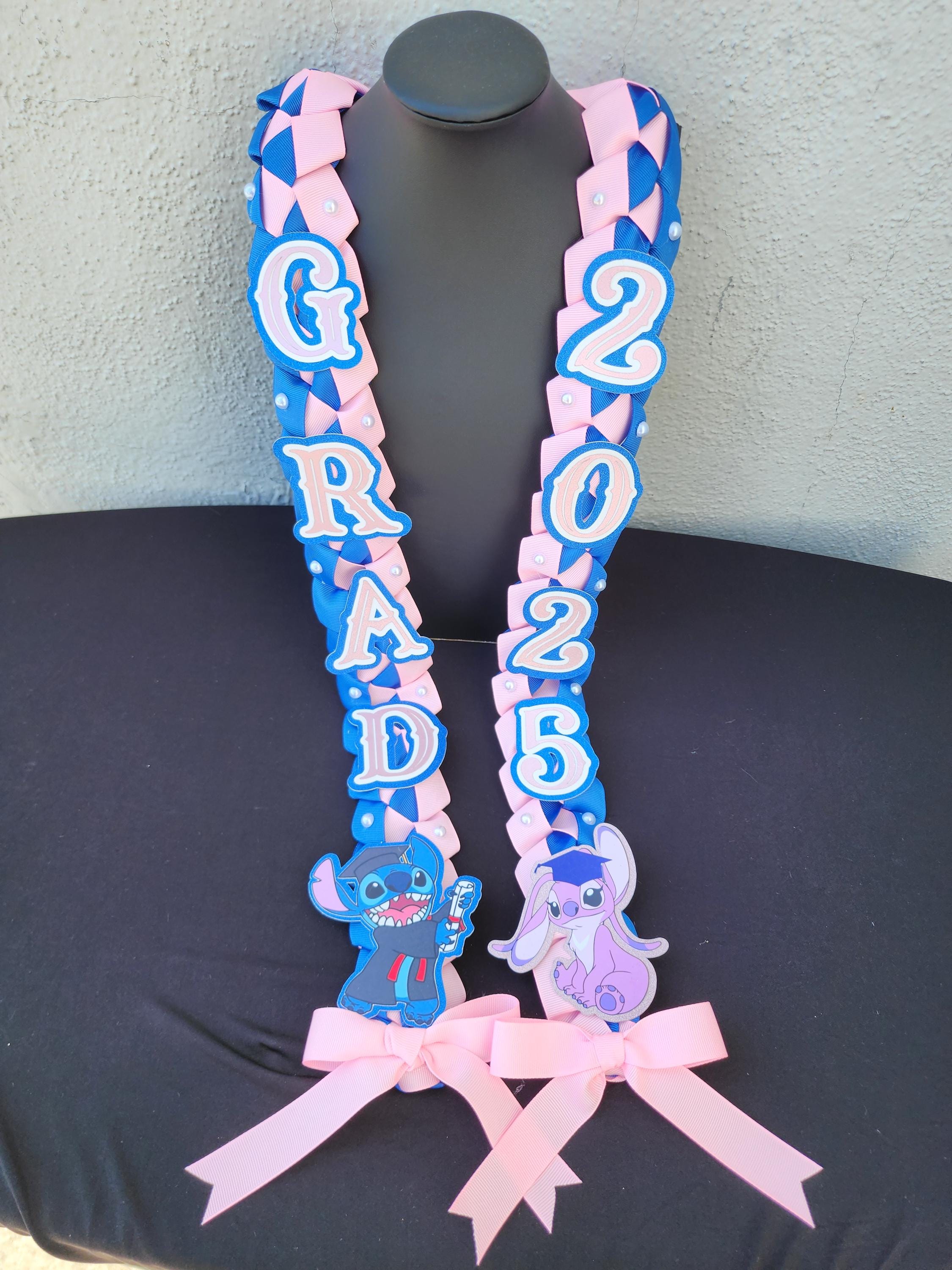 Custom Graduation Ribbon Lei: Class of 2026, Keepsake Grad Gift