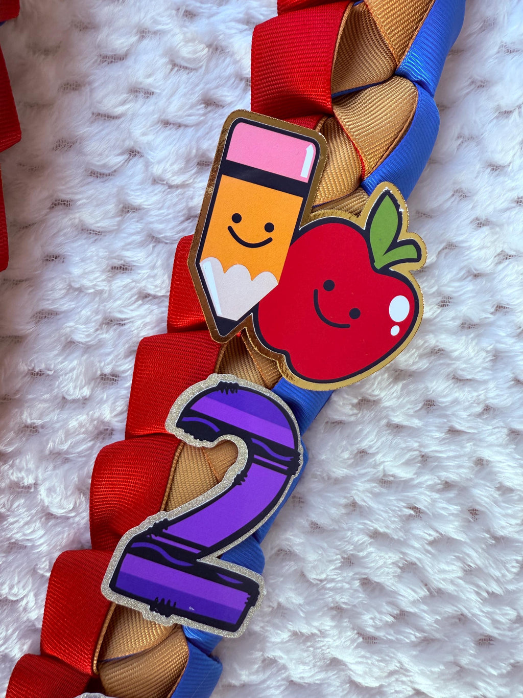 Crayon Inspired Kindergarten lei senior graduation gift