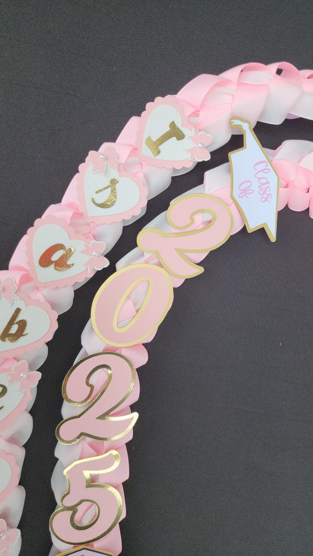 Custom Graduation Ribbon Lei Keepsake Class of 2026