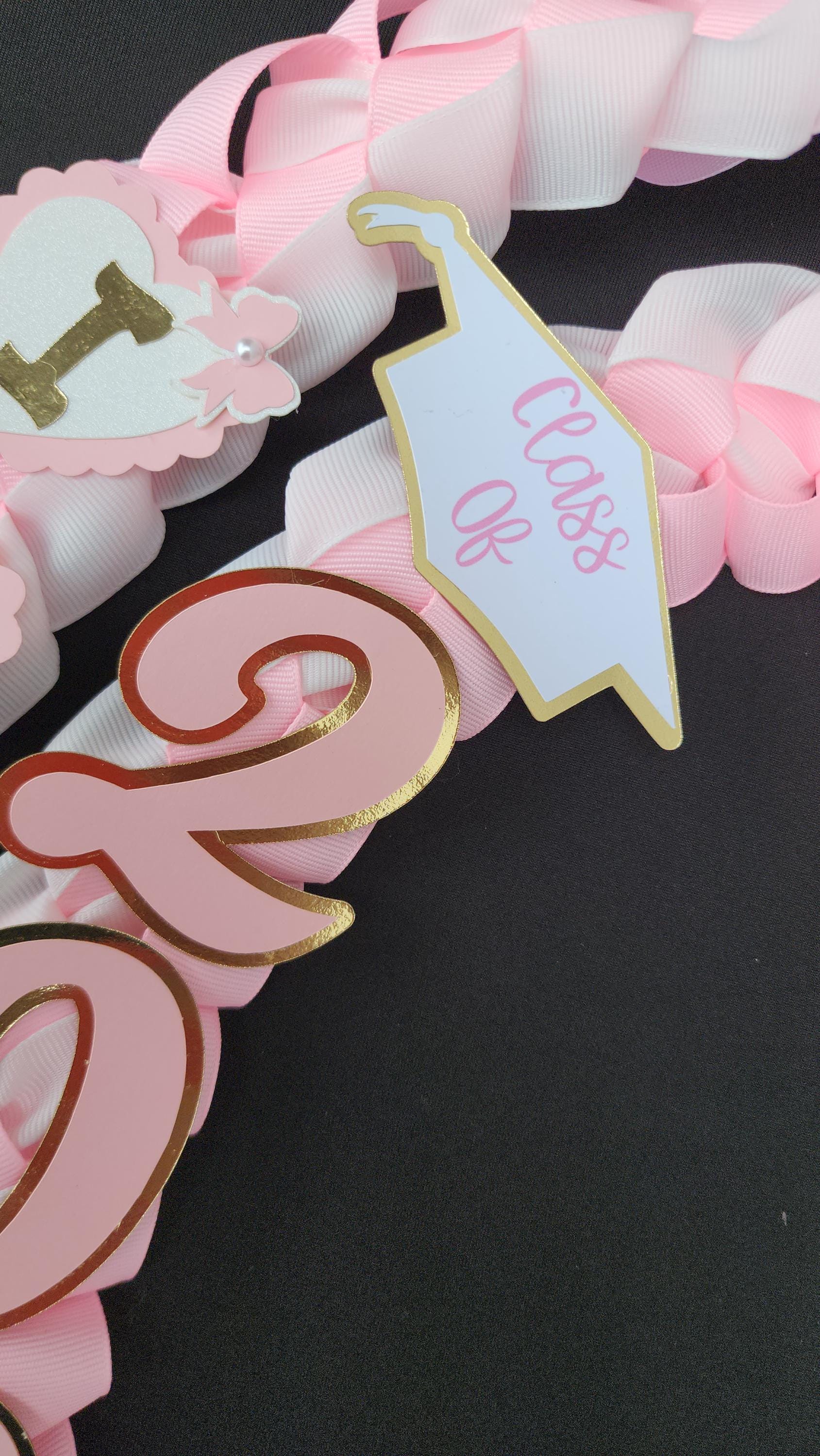 Custom Graduation Ribbon Lei Keepsake Class of 2026