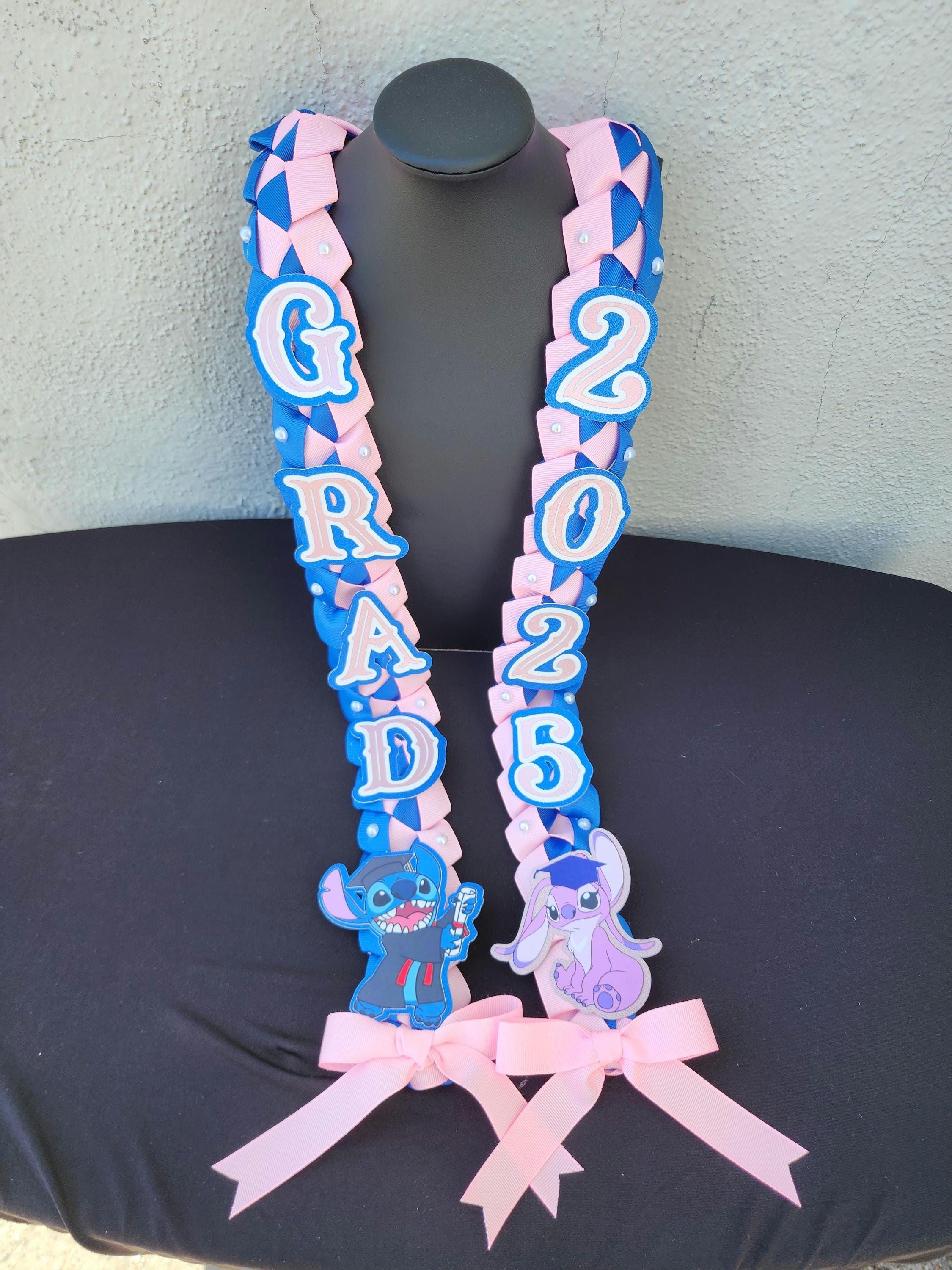Custom Graduation Ribbon Lei: Class of 2026, Keepsake Grad Gift