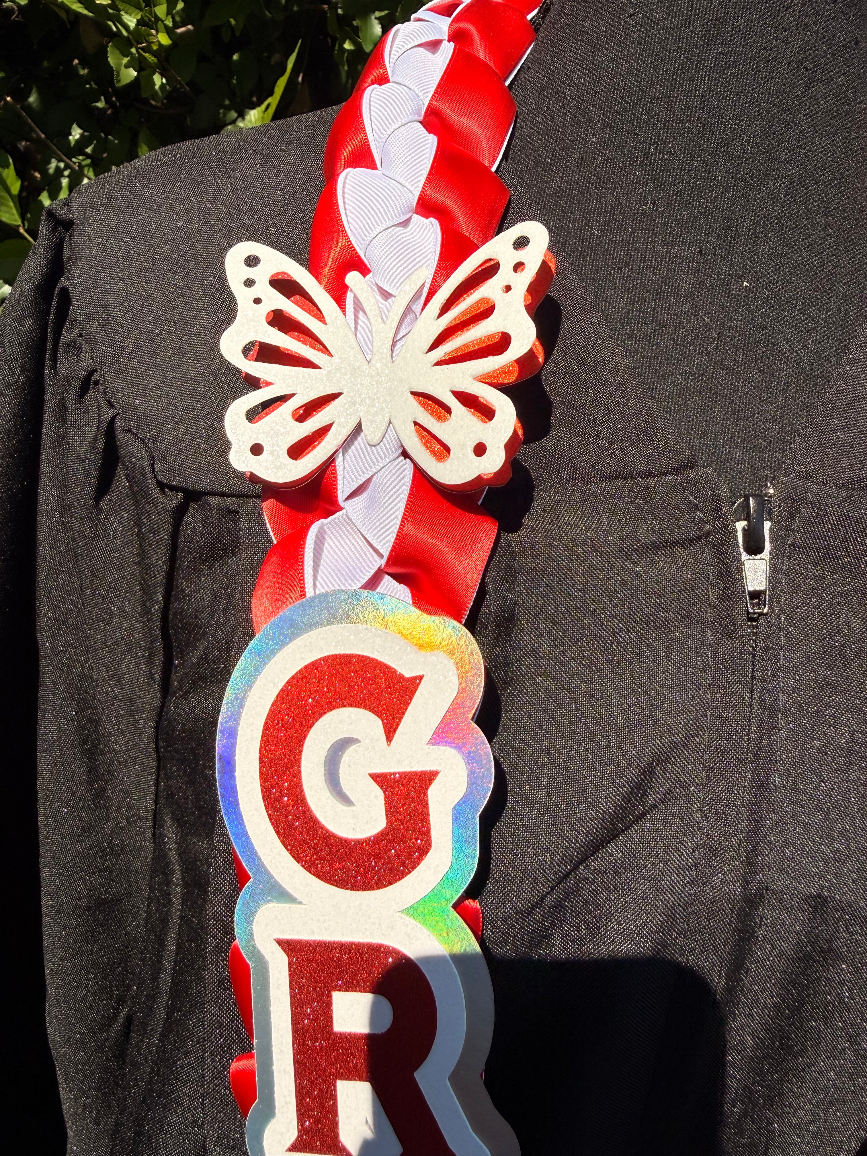 Custom Graduation Ribbon Lei Closed ended – Class of 2026 ✨ Personalized Keepsake