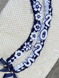 Crochet Graduation Lei 2026 Handmade Ribbon Lei with Flowers