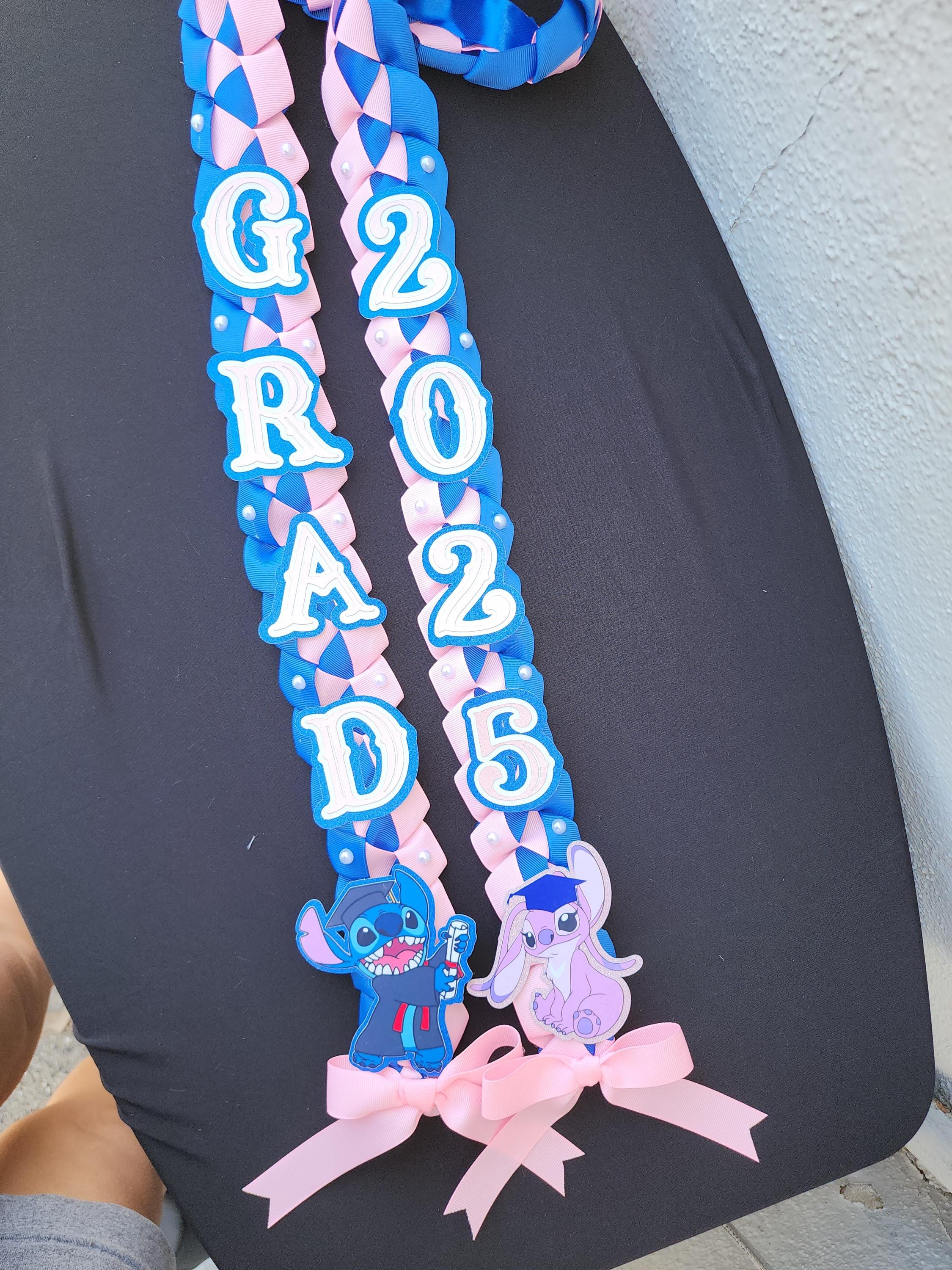 Custom Graduation Ribbon Lei: Class of 2026, Keepsake Grad Gift