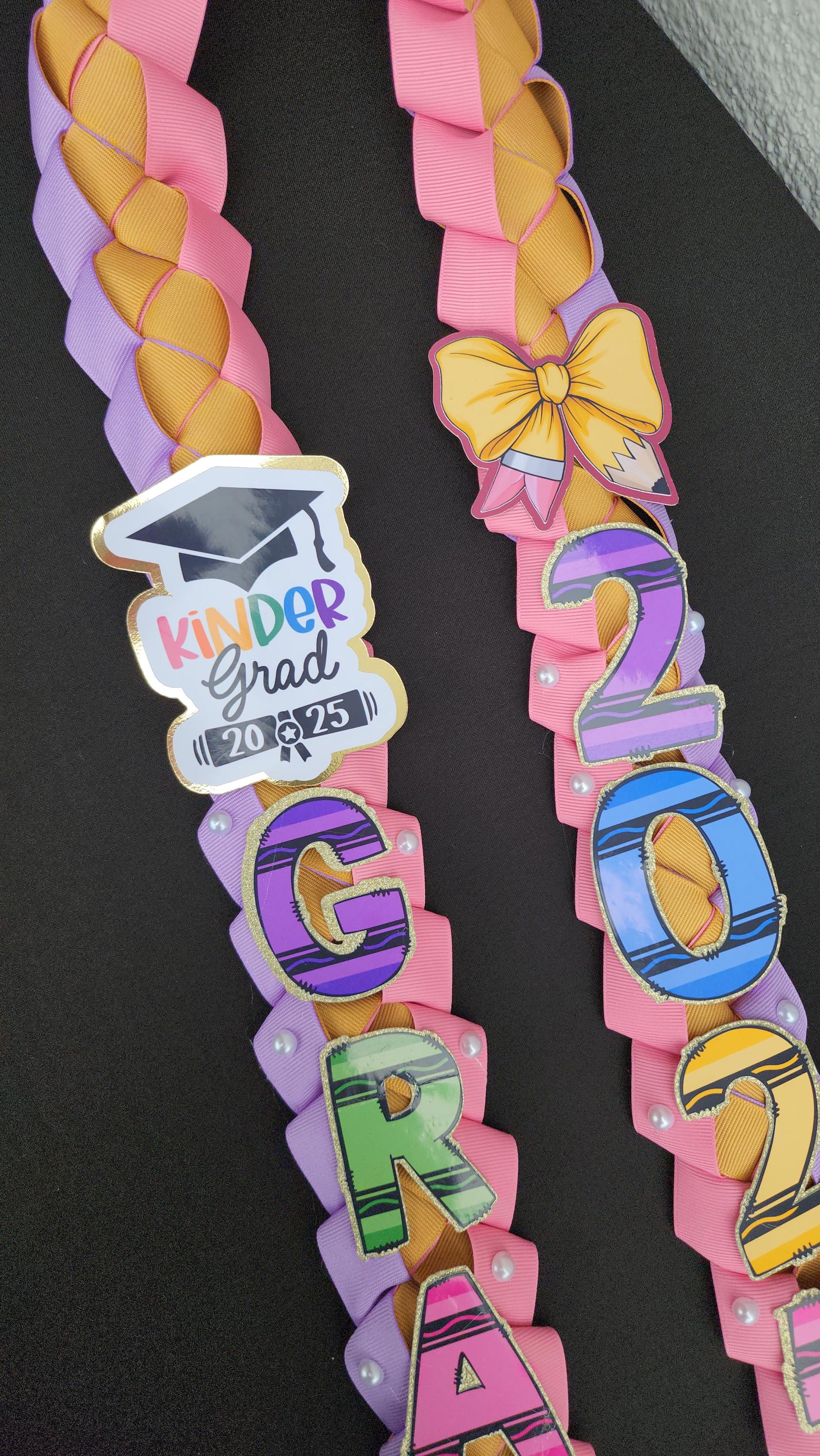 2026 graduation lei for Pre-K, Kindergartner promotion