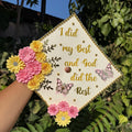 Custom Graduation Cap Topper, Personalized Senior Gift, Tassel Grad Quote, Grad Decoration Calligraphy 2026