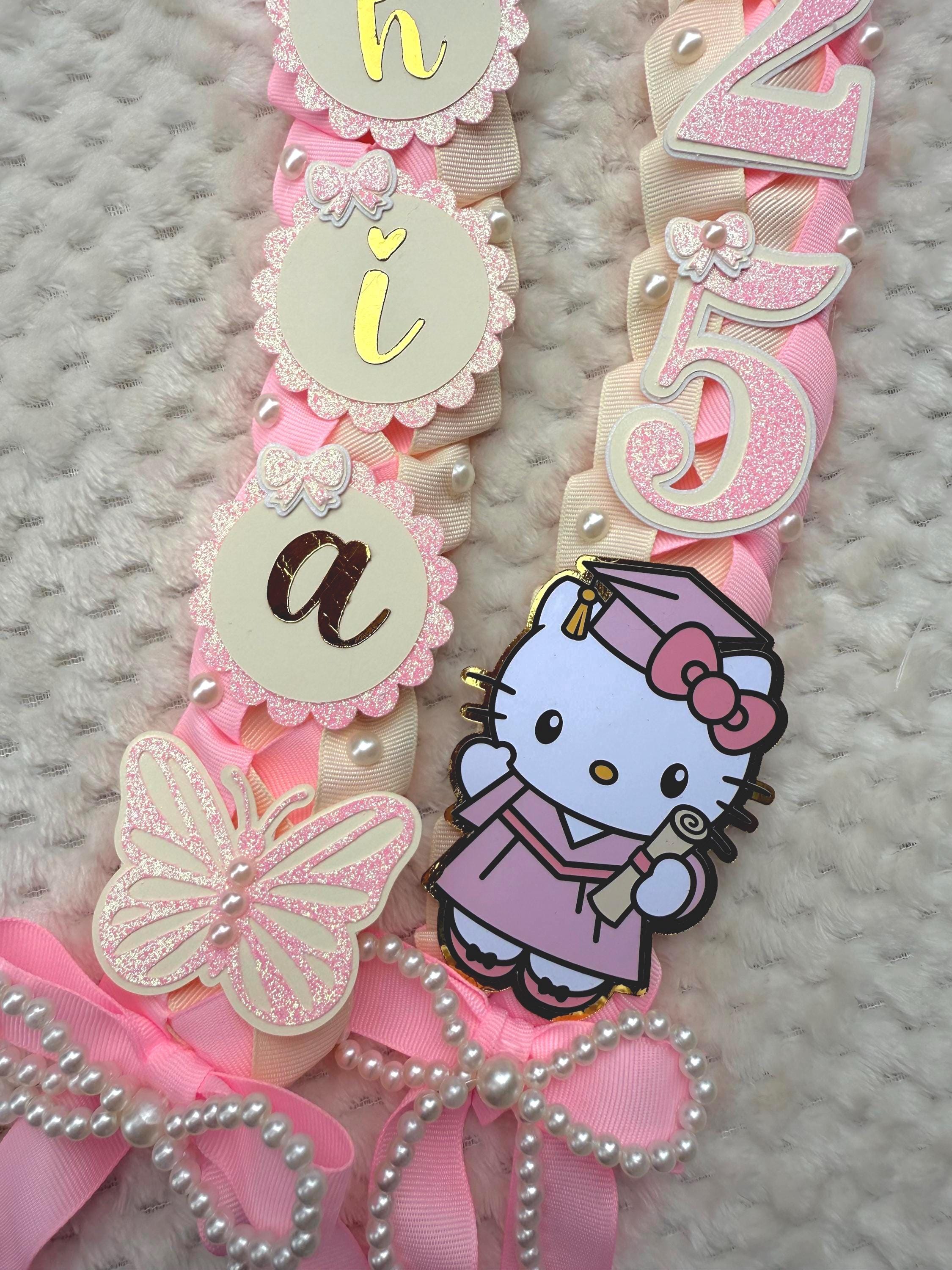 Graduation Lei 2026, Coquette Pearl gift, Class of 26 senior gift